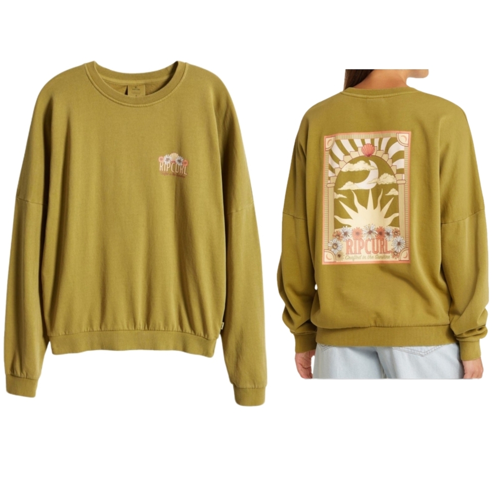 RIP CURL Mystic Crewneck Sweatshirt SIZE SMALL